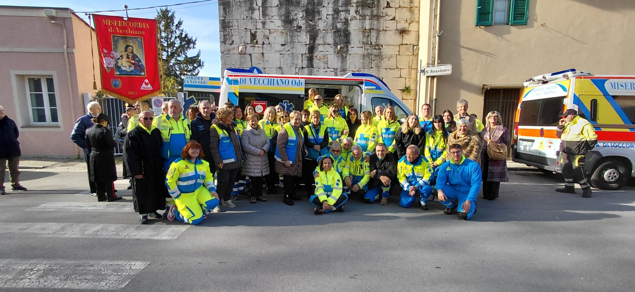 I volontari della Misericordia di Vecchiano